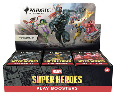 Marvel Super Heroes - Play Booster Box - MTG - In Hand Now, Ships Next Weekday