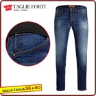 men's plus size stretch jeans ripped denim pants Jack Jones