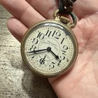 WORKS!  Antique Waltham Vanguard SEE VIDEO 23 Jewel Railroad Pocket Watch 10k GF