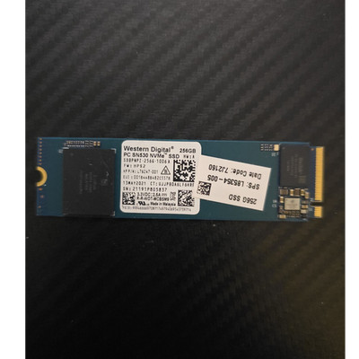 Western Digital PC SN530 256GB M.2 NVMe Internal SSD Laptop/PC SDBPNPZ