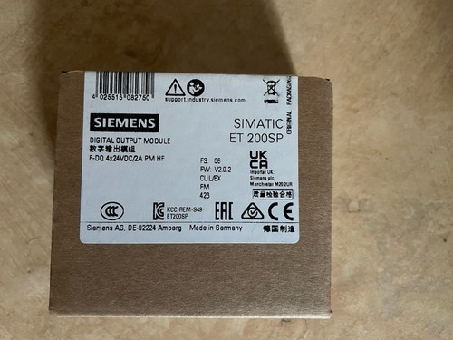 Siemens SIMATIC F-DQ 4x24VDC/2A PM HF 6ES7136-6DB00-0CA0 Nuovi Confezione Chiusa - Foto 1 di 3