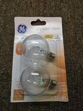 General Electric 40w Decorative Crystal Clear Bulbs with Candelabra Base