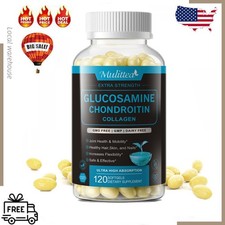 Glucosamine Chondroitin MSM Vitamin D3 Triple Strength Joint Support 3100mg
