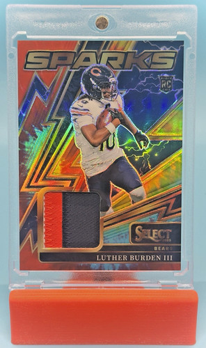 Luther Burden III [Tie-Dye] #SPK-LBN 2025 Panini Select Sparks Prizm card