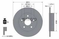 2X Bremsscheibe Pagid 56211NC FüR Toyota Corolla NRE210 Hybrid ZWE211 ZWE219