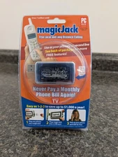 MagicJack A921 USB Phone Jack 2008 Local + Long Distance Factory Sealed