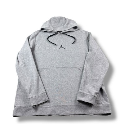 Nike Air Jordan Dri-Fit Sport Crossover Pullover Hoodie Gray DA9860-091 Mens LG