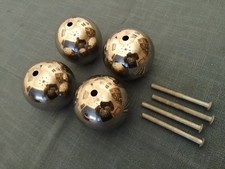 Sofabeine Stuhlbeine - verchromte Stahlkugeln (8 cm Durchmesser) E3