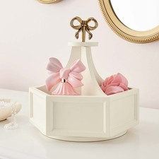 POTTERY BARN LoveShackFancy Desktop Spinning Organizer-NEW Free Shipping