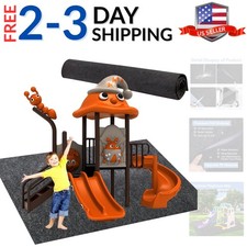 71 Inches x 55 Inches Large Outdoor Playhouse Mat Outdoor Play Mat Non Slip B...