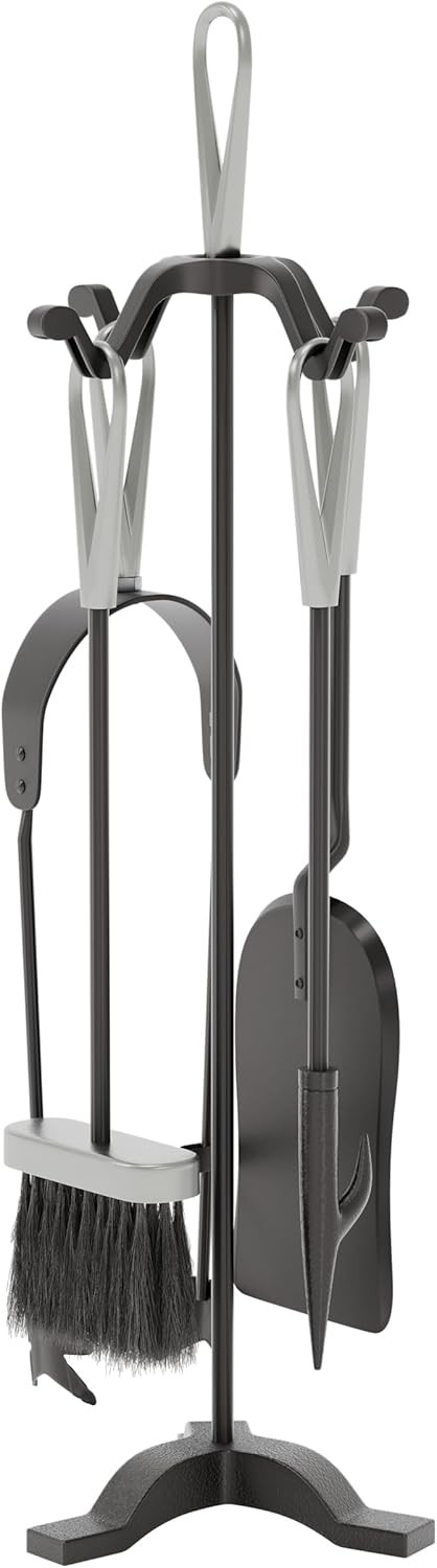 Fire Vida 5 Piece Companion Set 5 Piece Companion Set Black Nickel Fireside Ton
