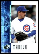 Greg Maddux 2006 SPx #16 Chicago Cubs FREE SHIPPING AutographDen