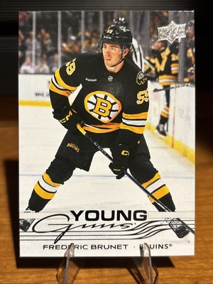 Upper Deck 2025-26 Series 2 Young Guns Frederic Brunet #489 Rookie Bruins
