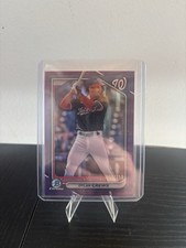 2024 Bowman Chrome - Prospects Dylan Crews #BCP-193 Purple Refractor /250 (RC)