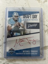 2017 Panini Prestige - Draft Day Signatures Mitchell Trubisky Red Ink Rookie 