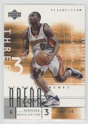 2001 Upper Deck Flight Team 310/500 Gilbert Arenas (High Performance) #119 0t1