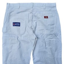 Dickies Pants Mens 38x34 White Painter Carpenter Workwear Sherwin Williams