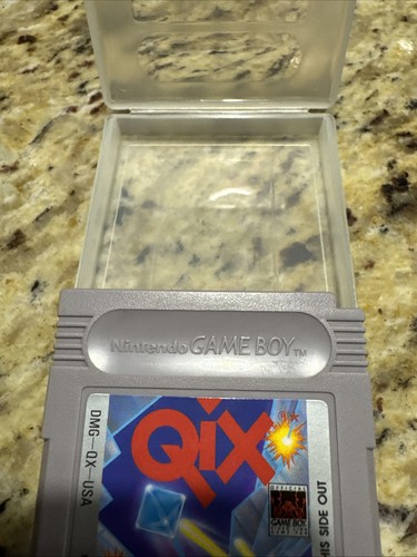 Qix (Nintendo Game Boy, 1990) Game Tested Good, Case Good Cpix - Picture 2 of 4