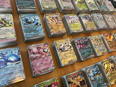 100+1 Pokémon Karten - Ultra Seltene EX-Karte   30x Holo/Reverse Holo Glitzer
