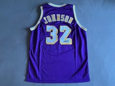 Magic Johnson Signed Jersey Trikot Los Angele...
