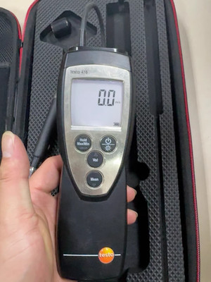 TESTO 416 Small leaf wheel anemometer Functioning