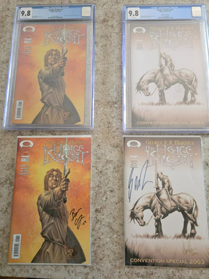 CGC 9.8 The Hedge Knight 1 & 2003 Convention Special Very few exist at 9.8 VHTF