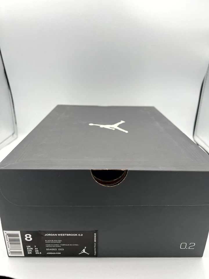 Nike Air Jordan Westbrook 0.2 854563-003 Hombres 8 Zapatos de Baloncesto Negro Vela Camuflados Foto 4 de 4