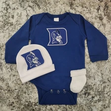 Duke baby/infant clothes Duke baby gift Blue devils  baby Duke baby shower