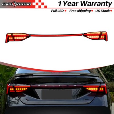 LED Tail Light For Toyota Avalon 2019-2022 Red Sequential Replacement Rear Lamps
