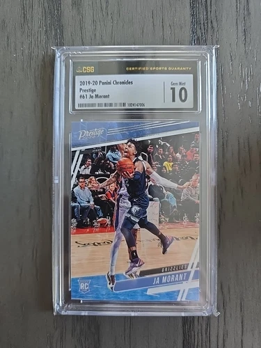 2019-20 Panini Chronicles - Prestige #61 Ja Morant (RC) CGC 9 Grade 🔥🔥🔥