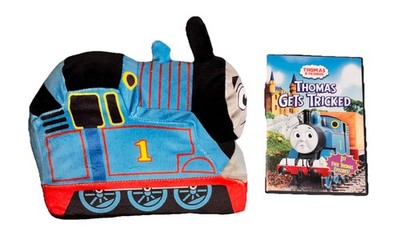 Thomas The Tank Toy Plush And Thomas Gets Tricked DVD Tested Great Birthday Gift
