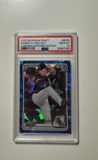PSA 10 Garrett Crochet 2020 Bowman Draft 1st Chrome Sapphire Refractor GEM MINT