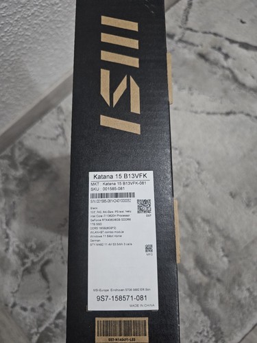 Gaming Laptop MSI Katana B13VFK-081 15.6 1TB SSD RTX 4060 16GB DDR5 I7 144HZ - Bild 7 von 8