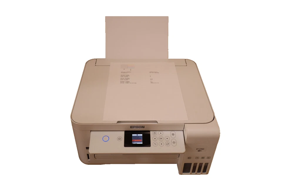 Epson EcoTank ET-2760 Supertank Color Inkjet All-in-One Printer - White - Image 2 of 4