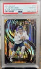 2024 Panini Select Premier Level Caleb Williams Black & Gold Shock Prizm PSA 10