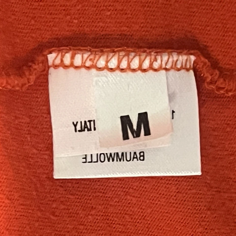 Walter Van Beirendonck W< Años 90 Rojo Globo Logo Aplique Manga Larga Talla M Foto 4 de 4