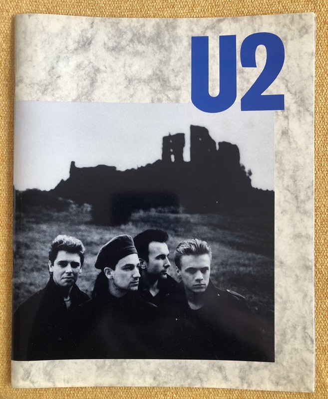U2 Unforgettable Fire 1984 Official Tour Program