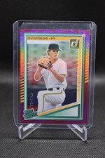 Levi Sterling /250 2025 Donruss Purple Foil Rated Prospect Pirates #164