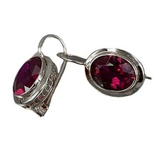 Zinc Alloy Ear Hook Drop Dangle Earrings Cubic Zirconia Simulated Women Gift