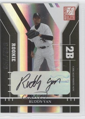 2004 Donruss Elite Rookie 42/750 Ruddy Yan #153 Rookie Auto RC 0v1