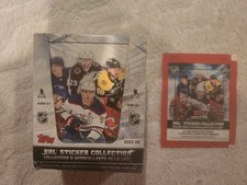 2023/24 Topps NHL Sticker Box - 50 Unopened Packs