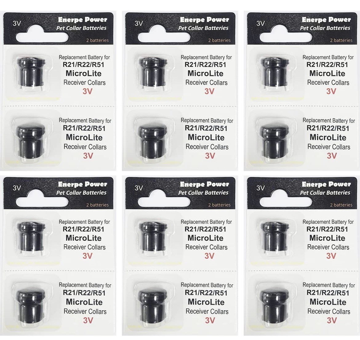 Batteries Compatible With R21, R22, R51 Electric Collars 12-