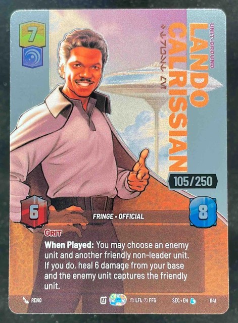 Star Wars Unlimited Lando Calrissian /250