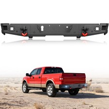 Rear Bumper For 2004-2006 Ford F-150 F150 Pickup Truck Wled Lightssensor Holes Rear Bumper For 2004-2006 Ford F-150 F150 Pickup Truck Wled Lightssensor Holes