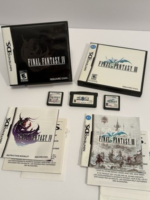 Final Fantasy Bundle I-II Dawn of Souls GBA + FF III (DS) + FF IV  (DS)  Tested