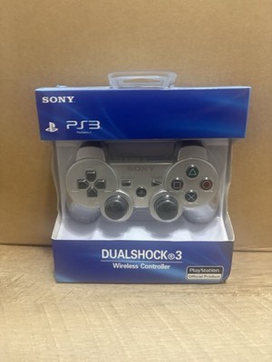 Sony OEM PS3 DualShock 3 Controller Metallic Silver Open Box PlayStation 3