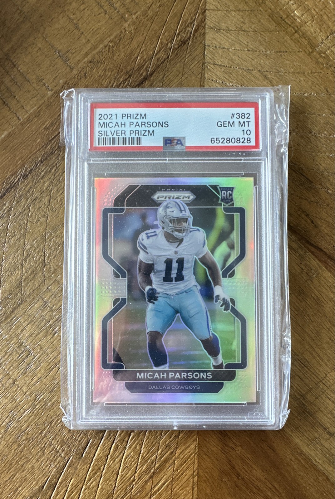Micah Parsons Panini Prizm #382 Silver