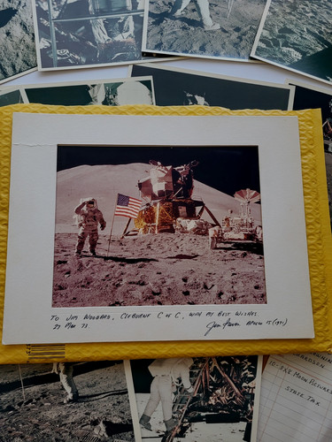 JAMES JIM IRWIN Autographed Signed NASA Photograph Astronaut Apollo 15 + MORE !!