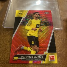 2022 Topps Chrome Bundesliga Mahmoud Dahoud Ruby Wave /399