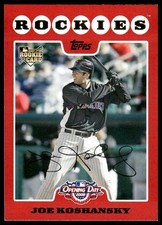 2008 Topps Opening Day #212 Joe Koshansky Colorado Rockies NM+